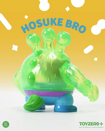Fluorescent green Hosuke bro - Mô hình Art Toy Sofubi - Toyzero+ - Góc nhìn khác 3