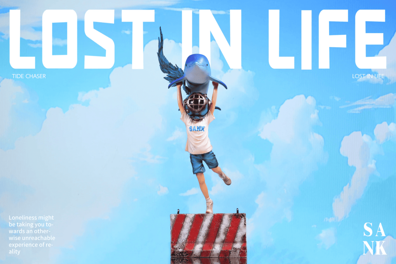 Lost in Life-Tide Chaser-Blues - Mô Hình Art Toy Figure Cao Cấp - Sank Toys - Hình ảnh sản phẩm
