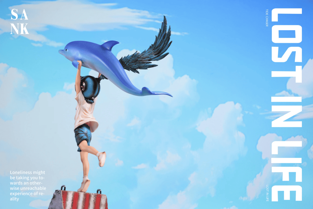 Lost in Life-Tide Chaser-Blues - Mô Hình Art Toy Figure Cao Cấp - Sank Toys - Hình ảnh bổ sung 5