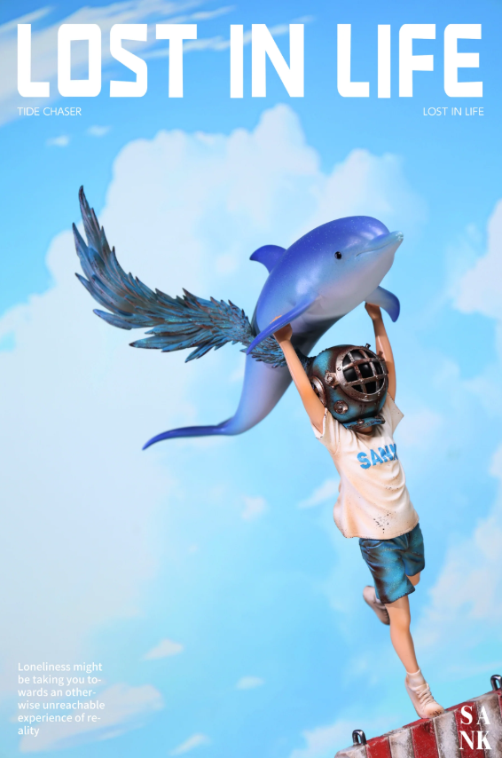 Lost in Life-Tide Chaser-Blues - Mô Hình Art Toy Figure Cao Cấp - Sank Toys - Hình ảnh chi tiết 2