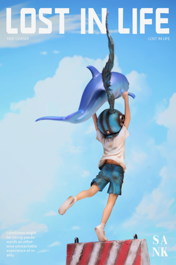 Lost in Life-Tide Chaser-Blues - Mô Hình Art Toy Figure Cao Cấp - Sank Toys - Góc nhìn khác 3