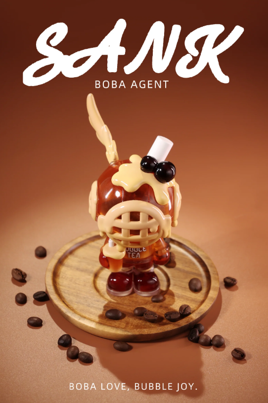 Sank-Boba Agent - Mô Hình Art Toy Giới Hạn - Sank Toys