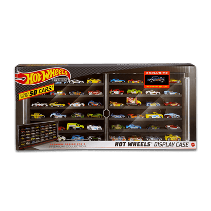 Hot Wheels Display Case - Kệ Trưng Bày 50 Xe Kèm Xe '55 Chevy Gasser - Mattel GND88 - Hình ảnh sản phẩm