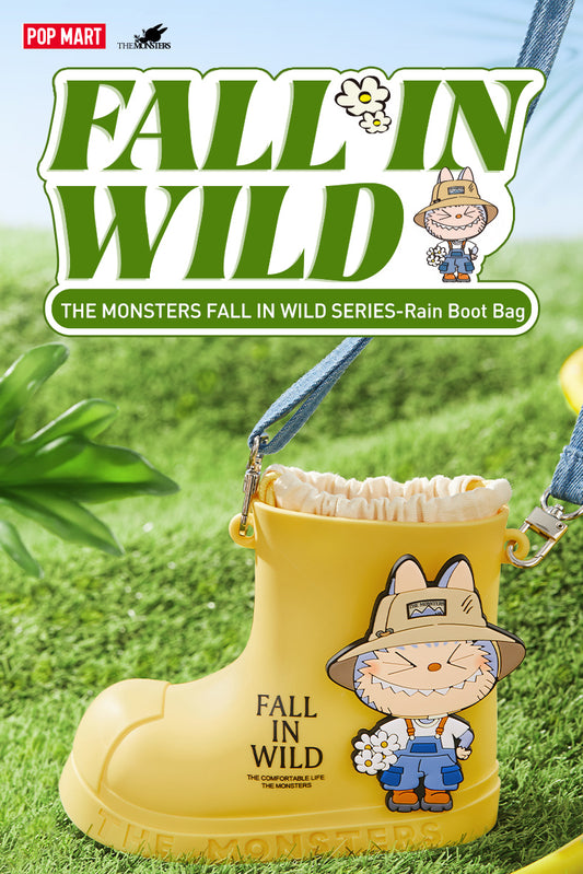 THE MONSTERS FALL IN WILD SERIES-Rain Boot Bag - Túi Hình Ủng Labubu Cao Cấp - Pop Mart