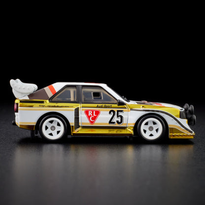 RLC Exclusive 1985 Audi Sport quattro S1 - Xe Mô Hình Rally 1:64 Hot Wheels Red Line Club