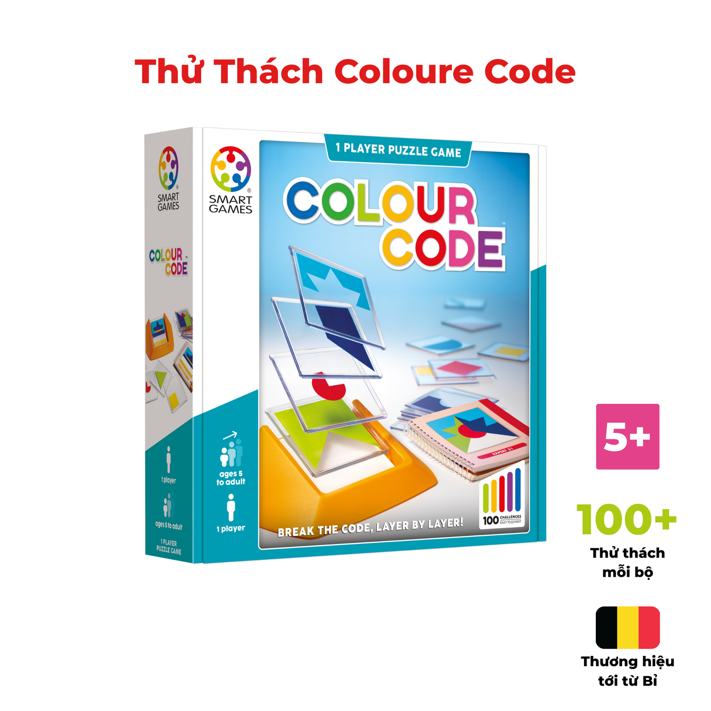Đồ chơi trí tuệ Smartgames Thử thách Colour Code