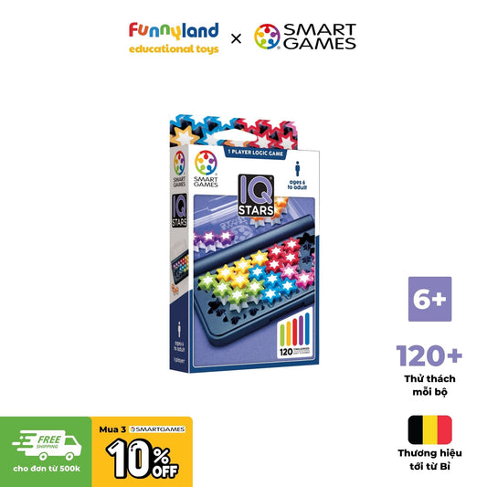 Đồ chơi trí tuệ Smartgames Thử thách IQ Stars