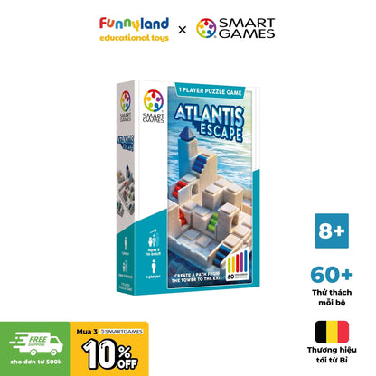 Đồ chơi trí tuệ Smartgames Thử thách Atlantis Escape