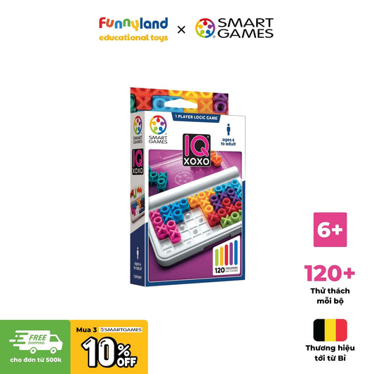 Đồ chơi trí tuệ Smartgames Thử thách IQ XOXO