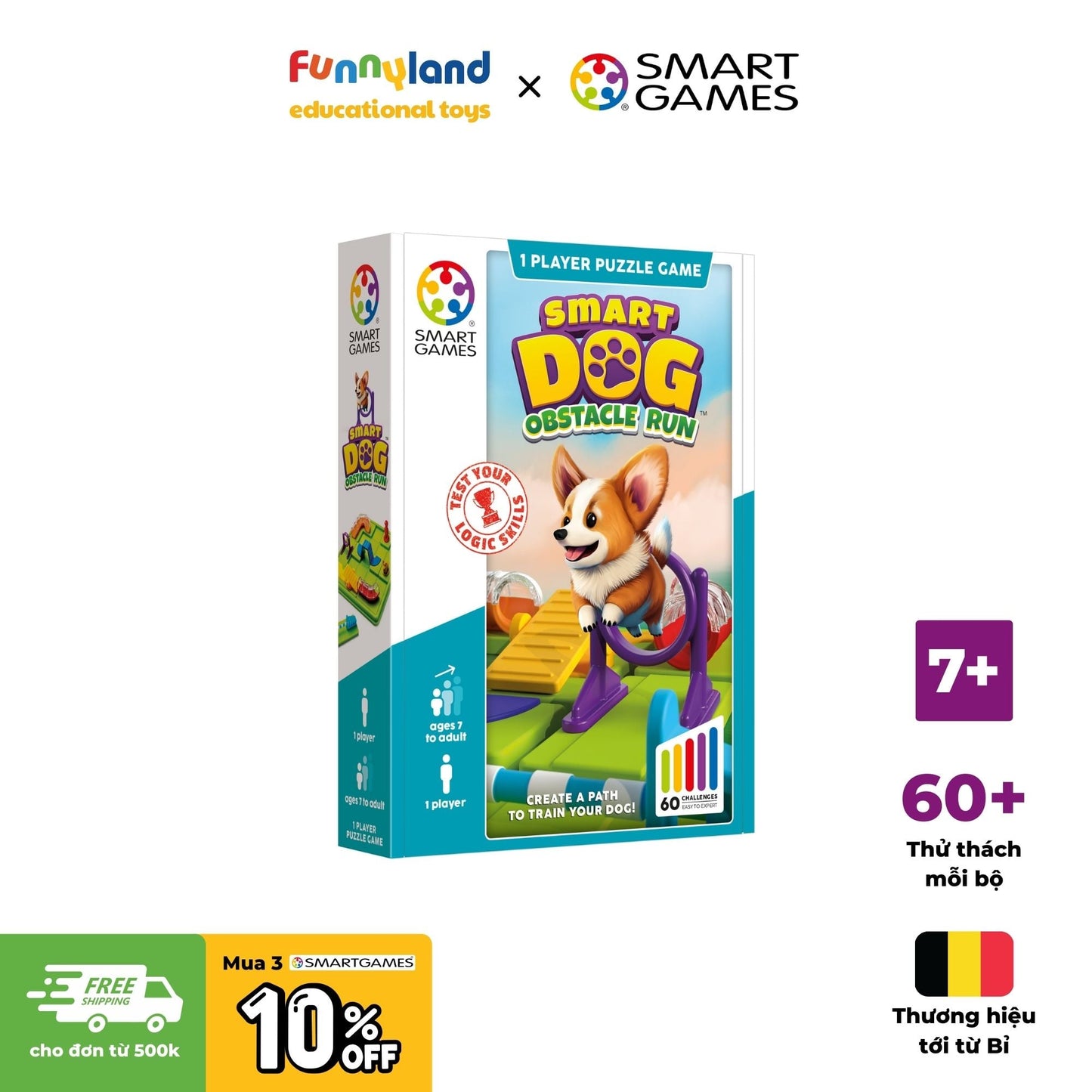 Đồ chơi trí tuệ Smartgames Thử thách Smart Dog