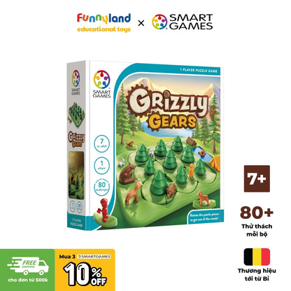 Đồ chơi thông minh Smartgames Thử Thách Bánh Xe Rừng Xanh