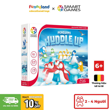 Đồ chơi trí tuệ Smartgames Thử Thách Penguins Huddle Up