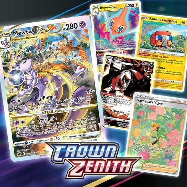 PP42 - Thẻ bài Pokemon TCG Crown Zenith Booster Pack