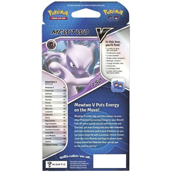 PD95 - Bộ bài Pokemon TCG Pokemon GO Mewtwo V Battle Deck