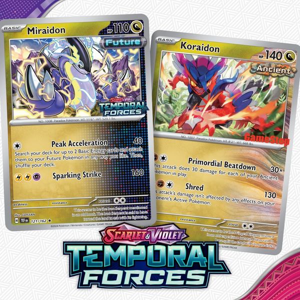 PP44 - Thẻ bài Pokemon TCG Temporal Forces Booster Pack