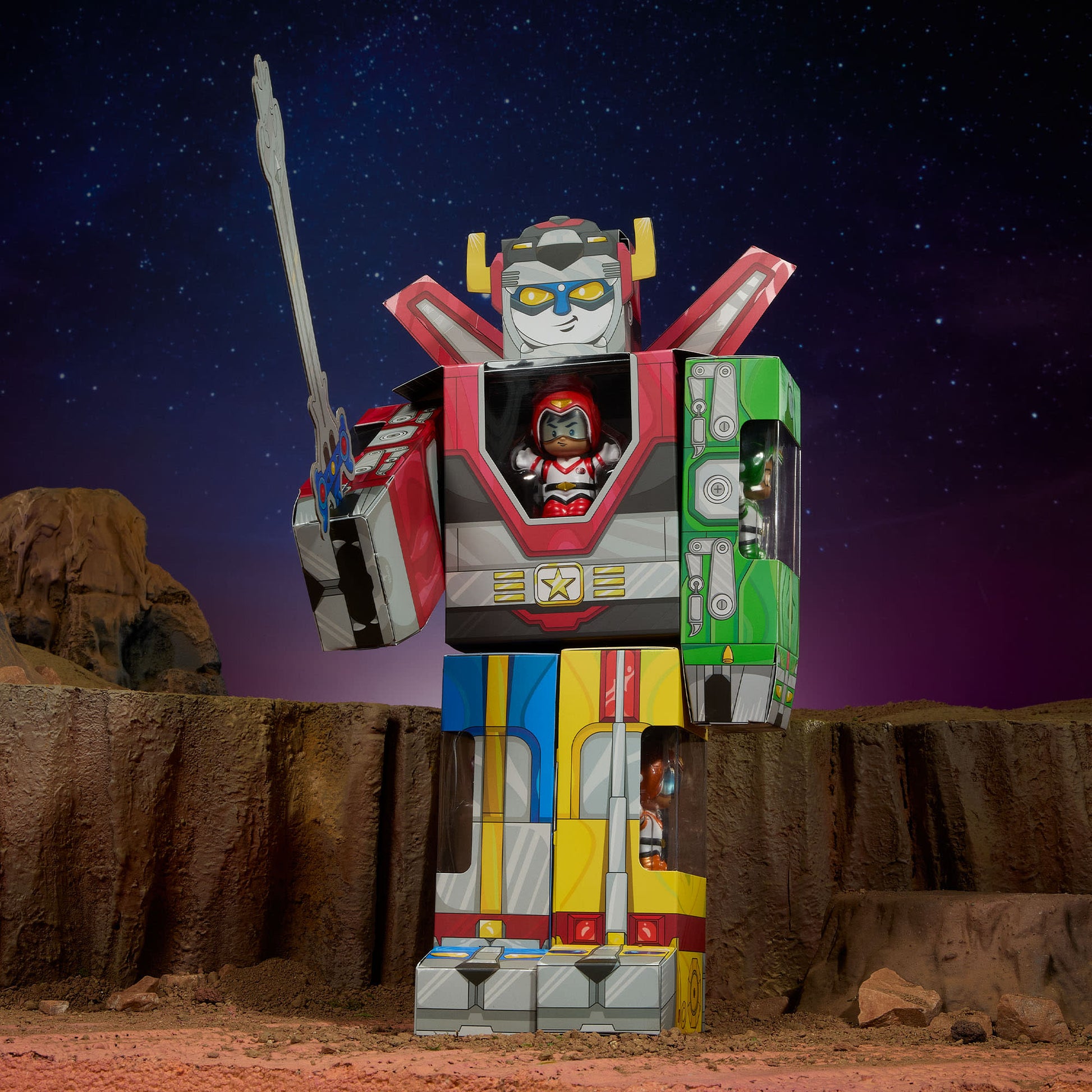 Little People Collector Voltron 40th Anniversary Gold Label Set - Bộ Mô Hình Sưu Tập Kỷ Niệm 40 Năm - Fisher-Price HVW64 Fish