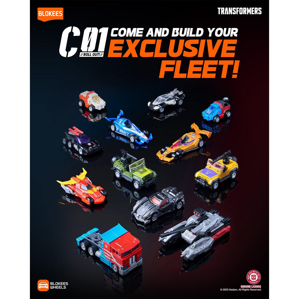 Đồ Chơi Siêu Xe Blokees Wheels Transformers Bộ Sưu Tập 01 BLOKEES 75604