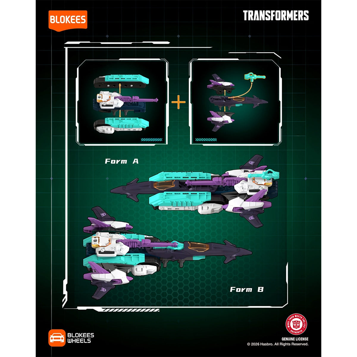Đồ Chơi Siêu Xe Blokkes Wheels Transformers Bộ Sưu Tập 02 BLOKEES 75679