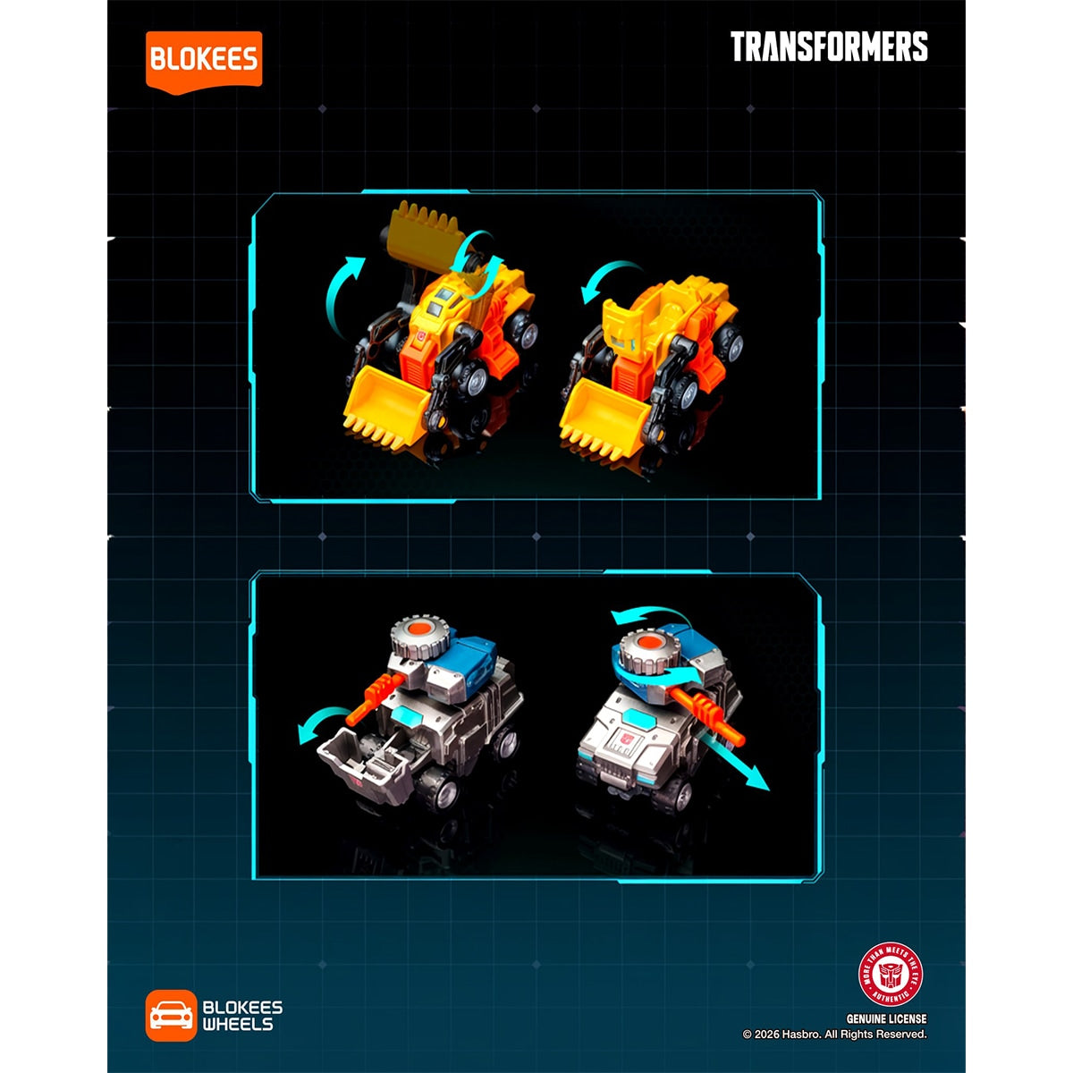 Đồ Chơi Siêu Xe Blokkes Wheels Transformers Bộ Sưu Tập 02 BLOKEES 75679