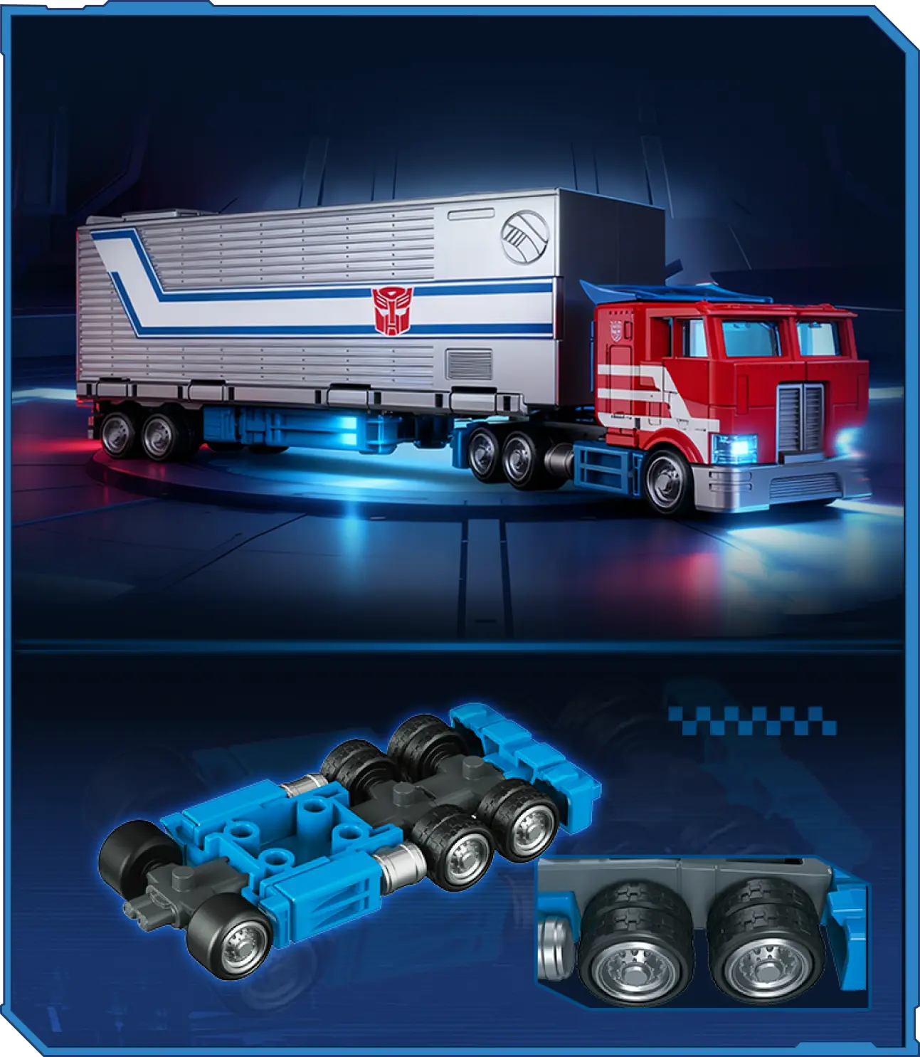 Đồ Chơi Siêu Xe Blokees Wheels Transformers Optimus Prime Siêu Trọng BLOKEES 75606