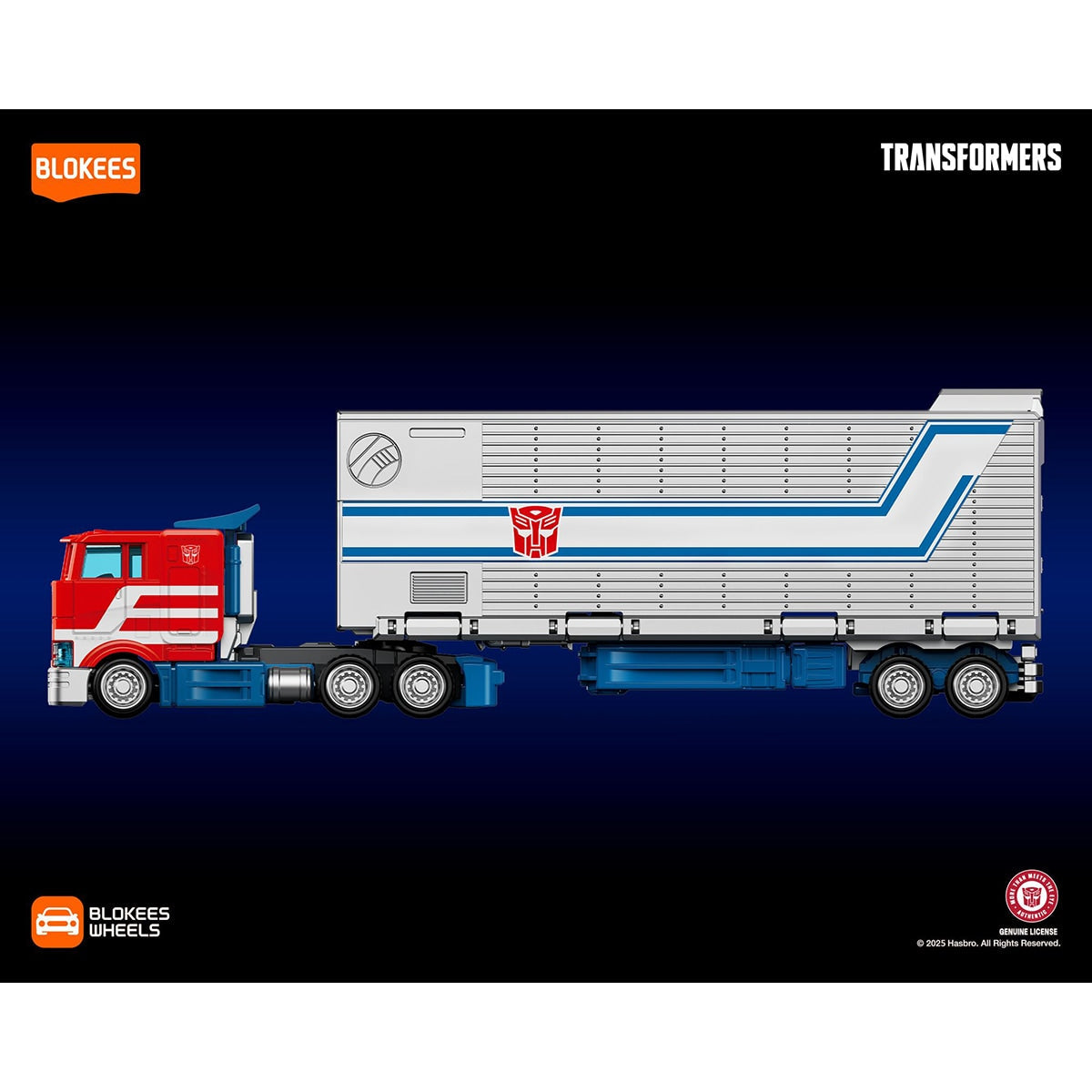 Đồ Chơi Siêu Xe Blokees Wheels Transformers Optimus Prime Siêu Trọng BLOKEES 75606