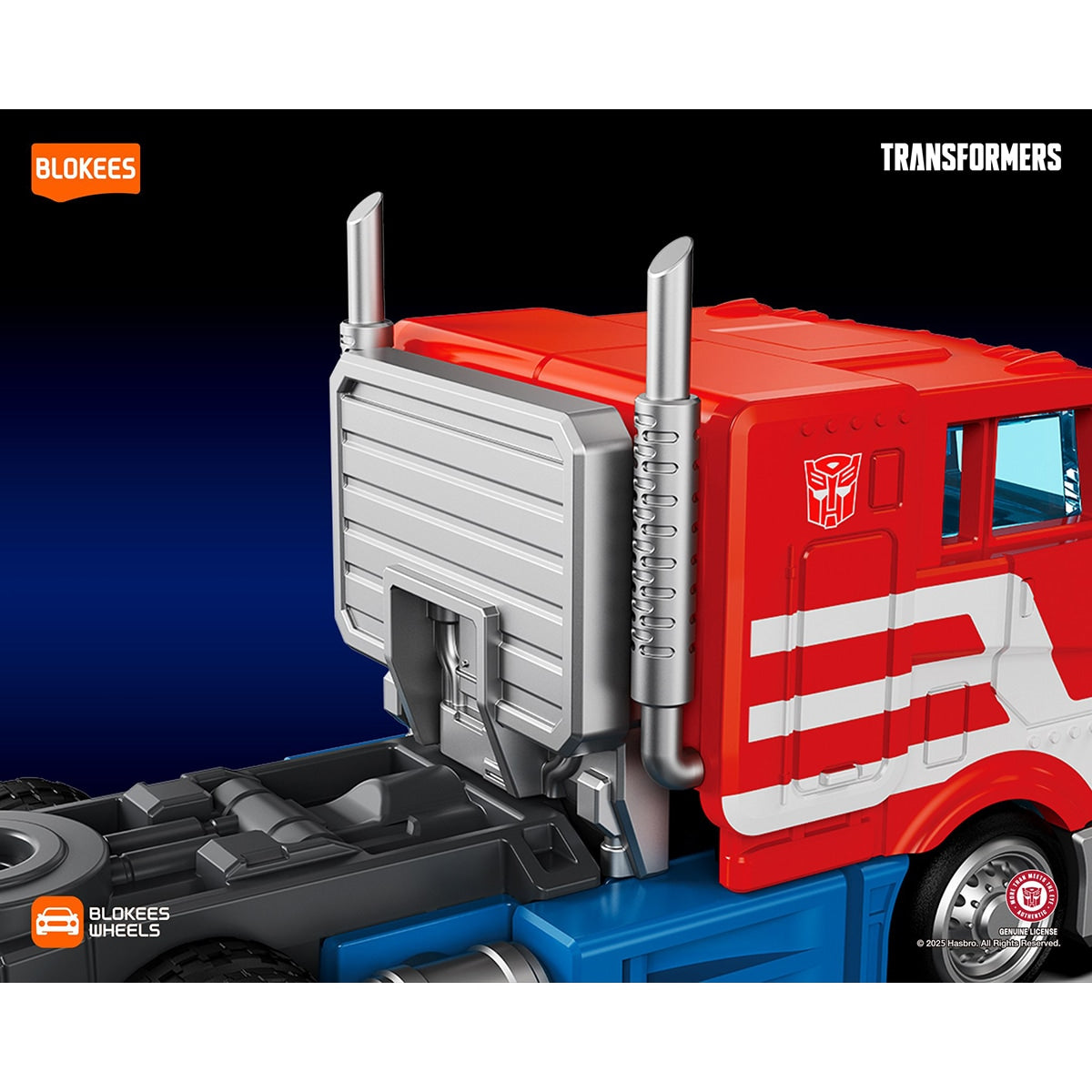 Đồ Chơi Siêu Xe Blokees Wheels Transformers Optimus Prime Siêu Trọng BLOKEES 75606
