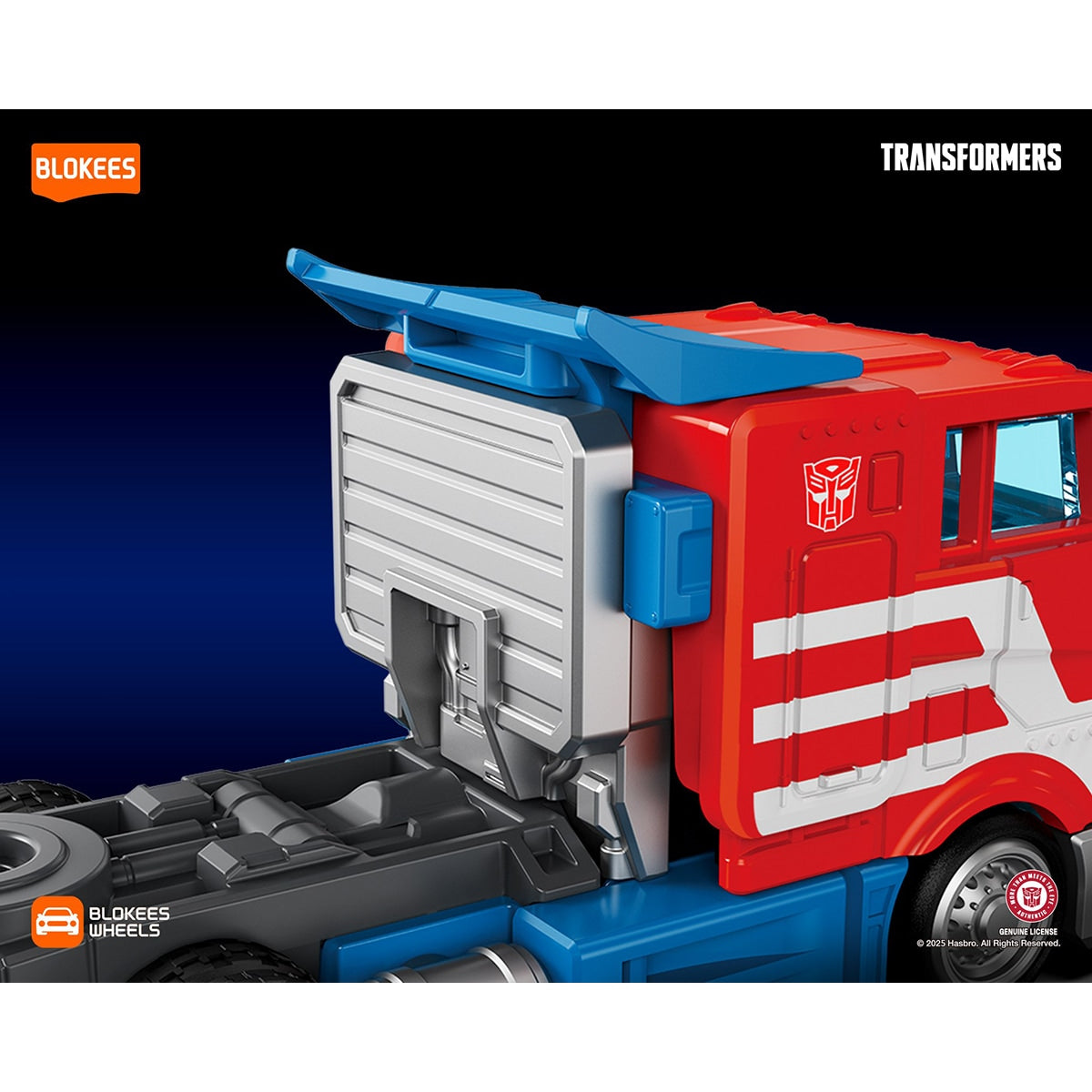 Đồ Chơi Siêu Xe Blokees Wheels Transformers Optimus Prime Siêu Trọng BLOKEES 75606