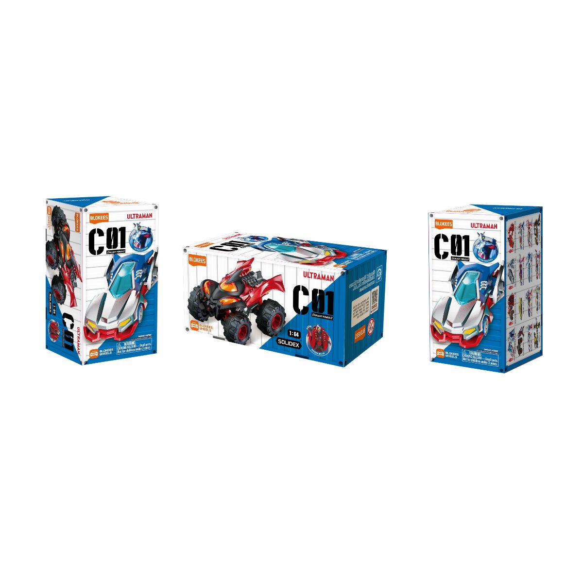 Đồ Chơi Siêu Xe Blokees Wheels Ultraman Bộ Sưu Tập 01 Galaxy Power BLOKEES 75605	- Giao hàng ngẫu nhiên