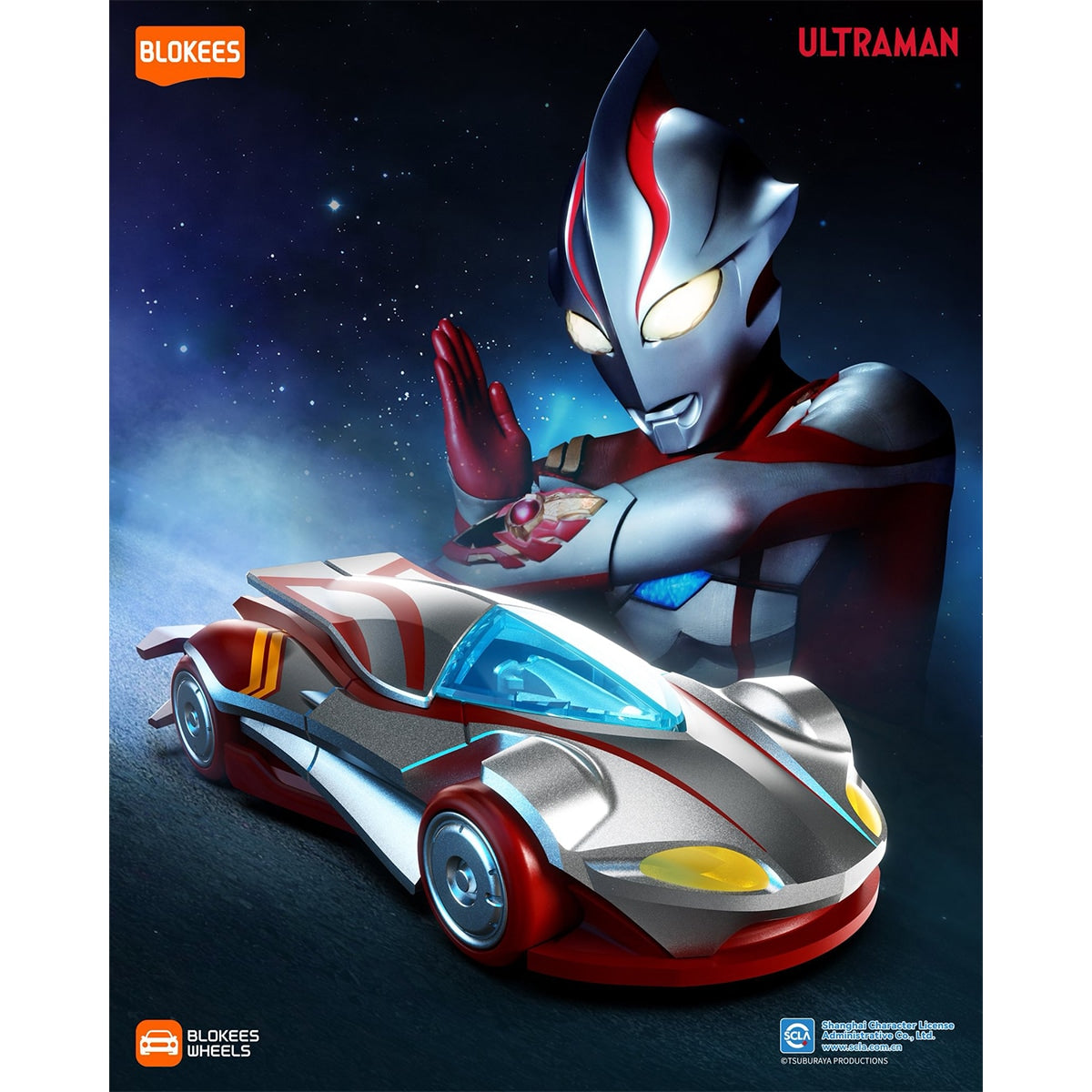 Đồ Chơi Siêu Xe Blokees Wheels Ultraman Bộ Sưu Tập 01 Galaxy Power BLOKEES 75605	- Giao hàng ngẫu nhiên