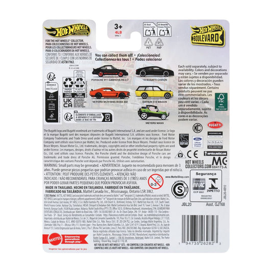 69 Ford Mustang Boss 302 - Mô hình siêu xe Hot Wheels Boulevard - Tỷ lệ 1:64