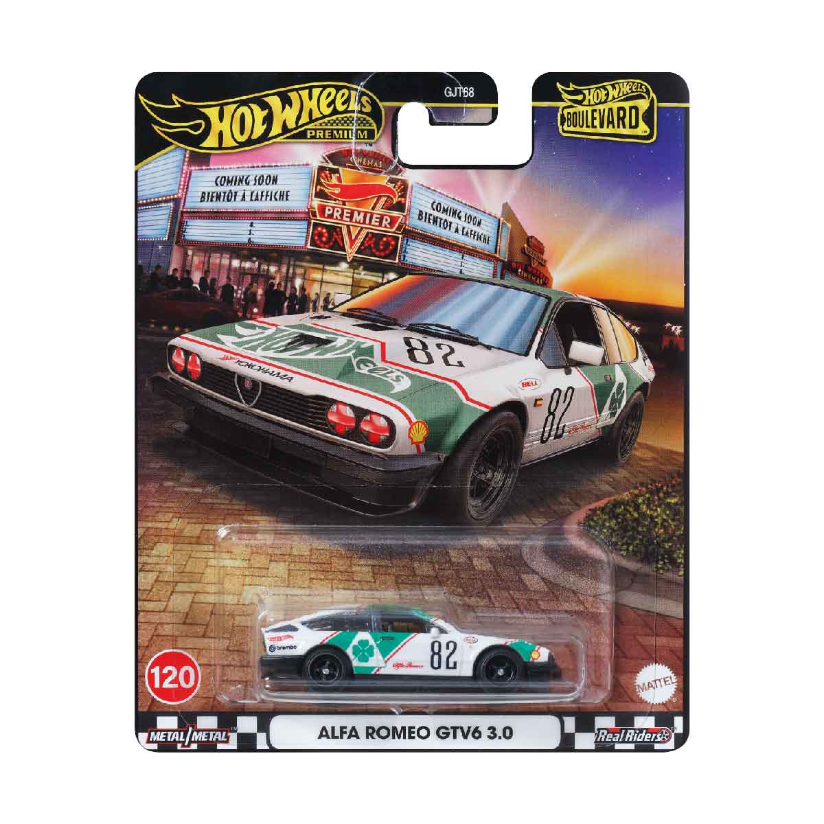 Boulevard Super Car Toy - Alfa Romeo Gtv6 3.0 - Xe mô hình tỉ lệ 1:64 - Hot Wheels GJT68