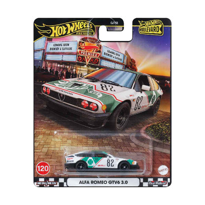 Boulevard Super Car Toy - Alfa Romeo Gtv6 3.0 - Xe mô hình tỉ lệ 1:64 - Hot Wheels GJT68