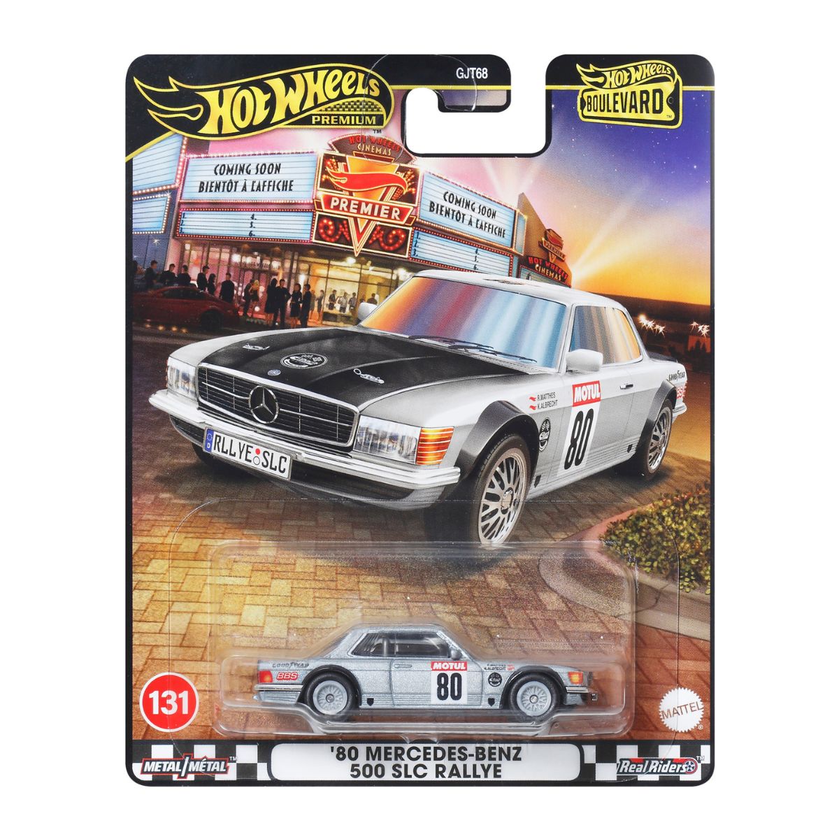 Mercedes 500 SLC Boulevard Super Car Toys - Đồ chơi mô hình siêu xe - Hot Wheels GJT68 - Hình ảnh chi tiết 2