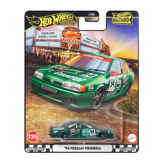 Boulevard Super Car Toy - Nissan Primera HOT WHEELS GJT68 - Mô hình xe ô tô kim loại tỉ lệ 1:64