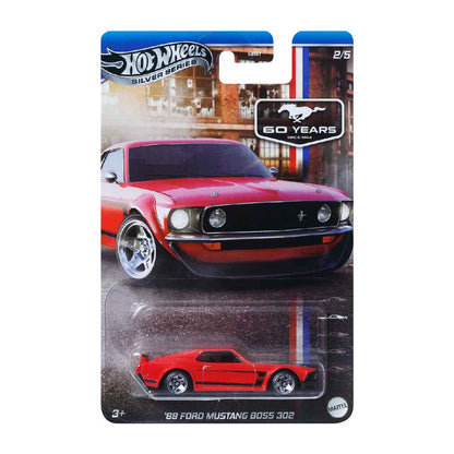 Celebrations '69 Ford Mustang Boss - Mô hình siêu xe tỷ lệ 1:64 - Hot Wheels GRT01