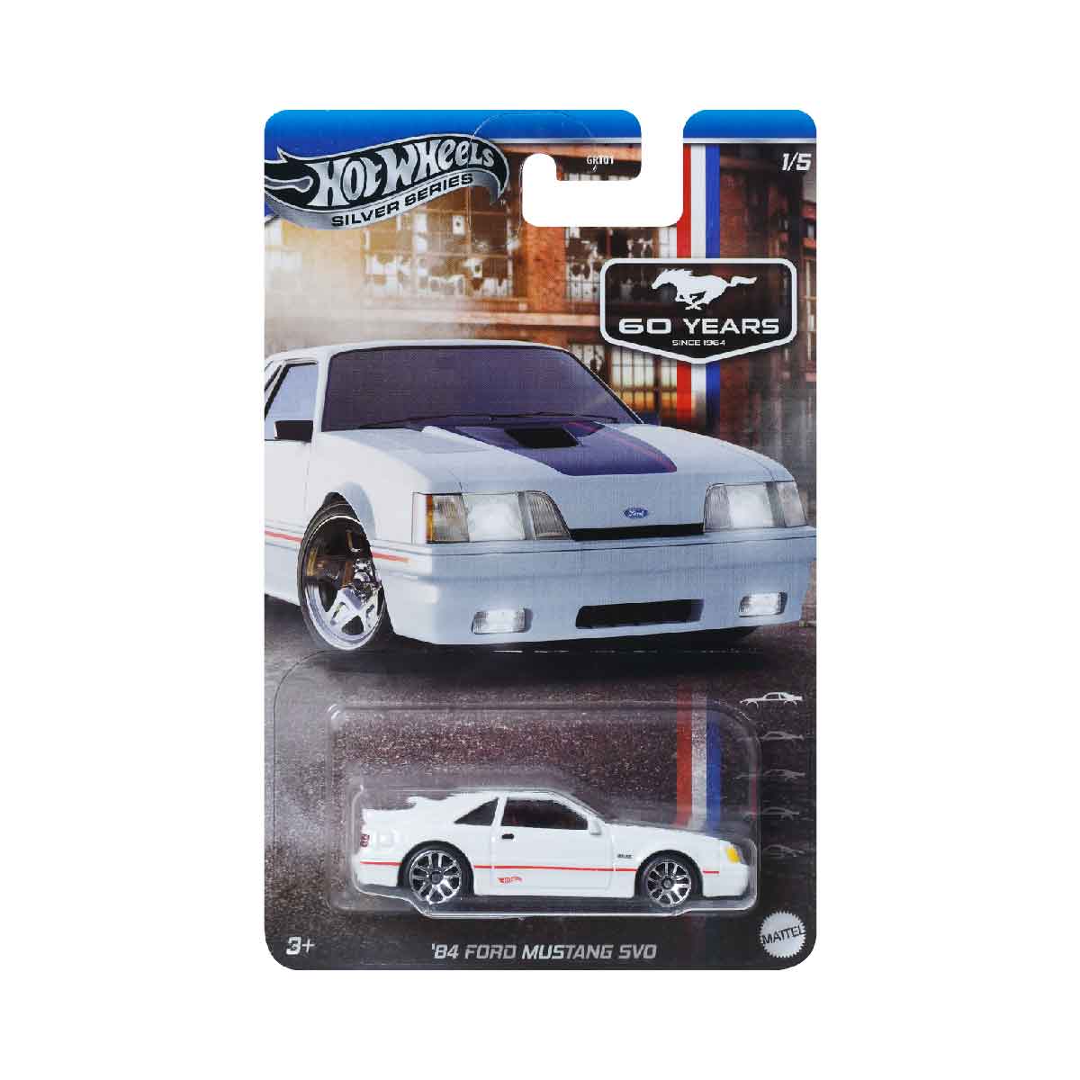Hot Wheels Celebrations '84 Mustang SVO - Mô hình xe ô tô 1:64 - GRT01 - Góc nhìn khác 3