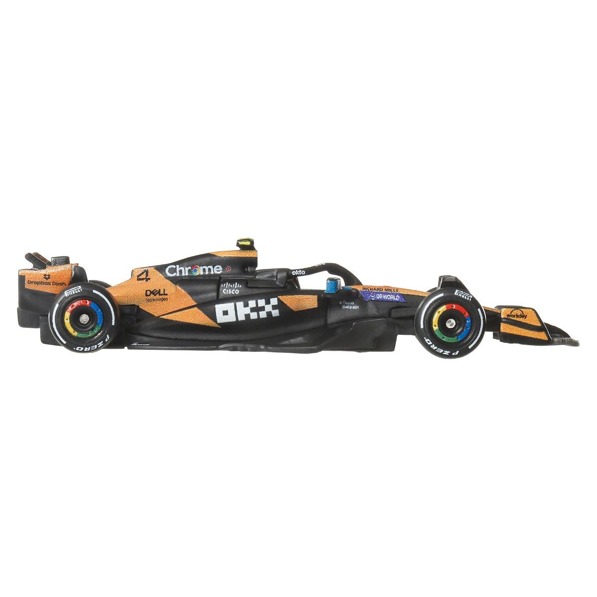 Đồ Chơi Siêu Xe Đua F1 Team Mclaren - Tay Đua 04 HOT WHEELS JKD88/HRV11