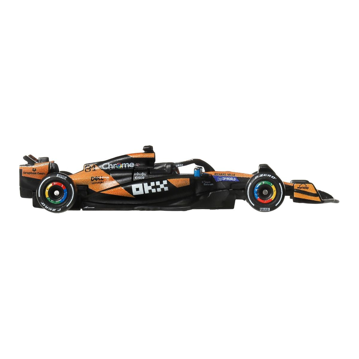 Đồ Chơi Siêu Xe Đua F1 Team Mclaren - Tay Đua 81 HOT WHEELS JKD81/HRV11
