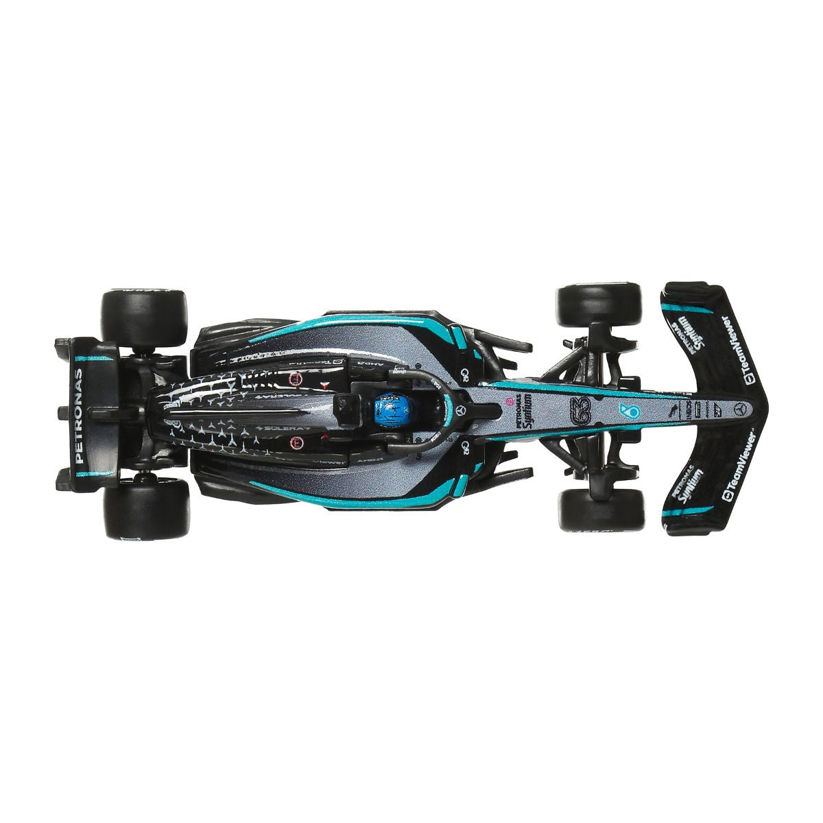 Đồ Chơi Siêu Xe Đua F1 Team Mercedes-Benz - Tay Đua 63 HOT WHEELS JKD80/HRV11