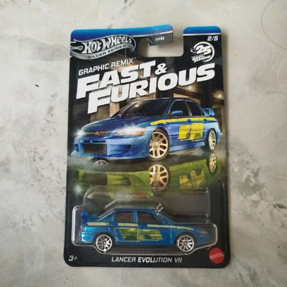 Fast and Furious Lancer Evolution VII - Mô hình siêu xe tỉ lệ 1:64 - Hot Wheels JBY47/HNR88