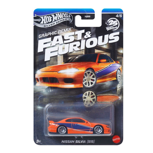 Nissan Silvia S15 Fast and Furious - Mô hình xe đồ chơi Hot Wheels - JBY48/HNR88