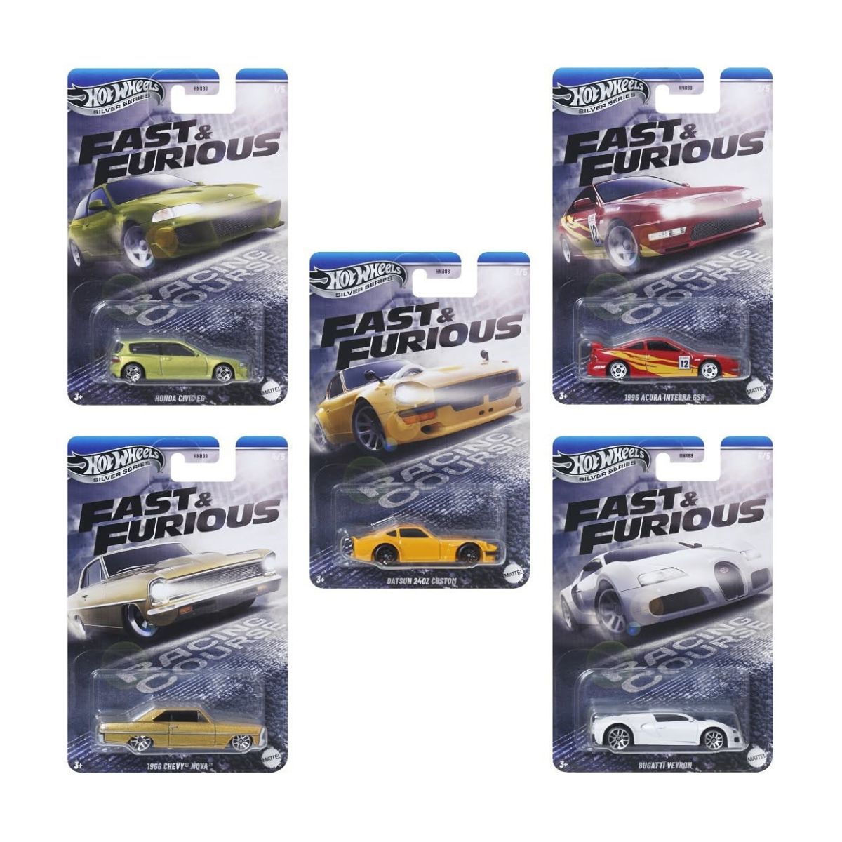 Fast & Furious '66 Chevy Nova - Mô hình siêu xe tỉ lệ 1:64 - Hot Wheels JBY42/HNR88 - Hình ảnh chi tiết 2
