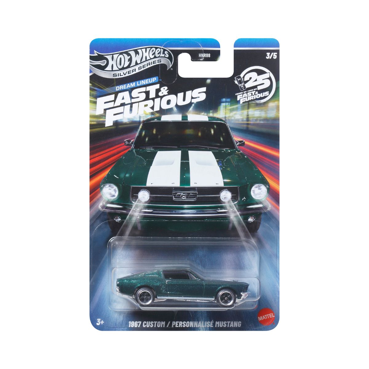 Đồ Chơi Siêu Xe Fast&Furious 67 Custom Mustang HOT WHEELS JNK49/HNR88