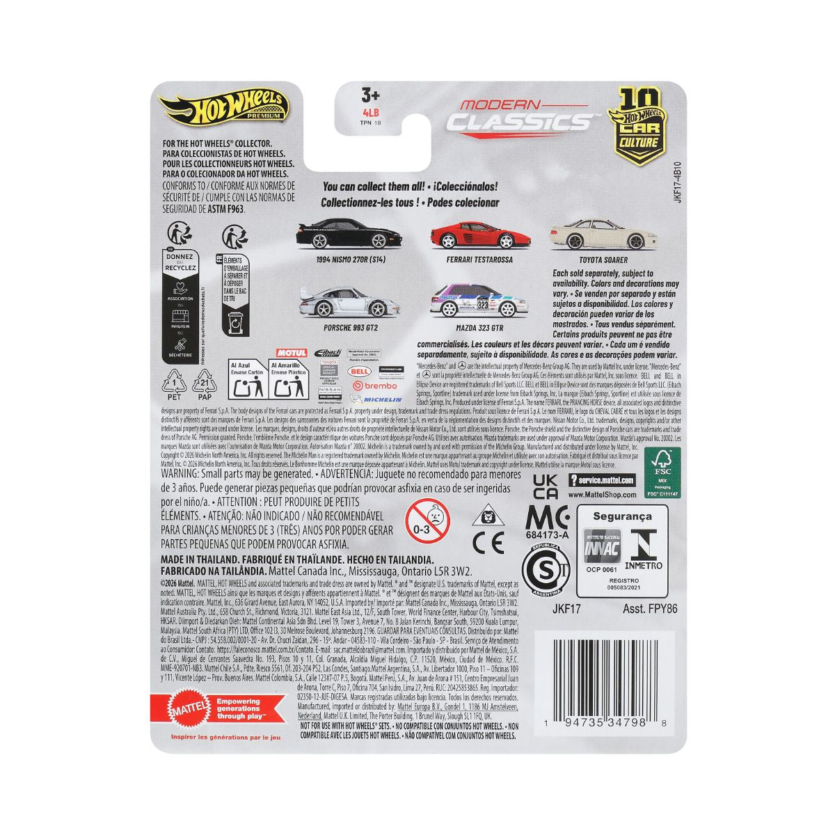 Đồ Chơi Siêu Xe Hạng Sang - Mazda 323 GTR HOT WHEELS JKF17/FPY86