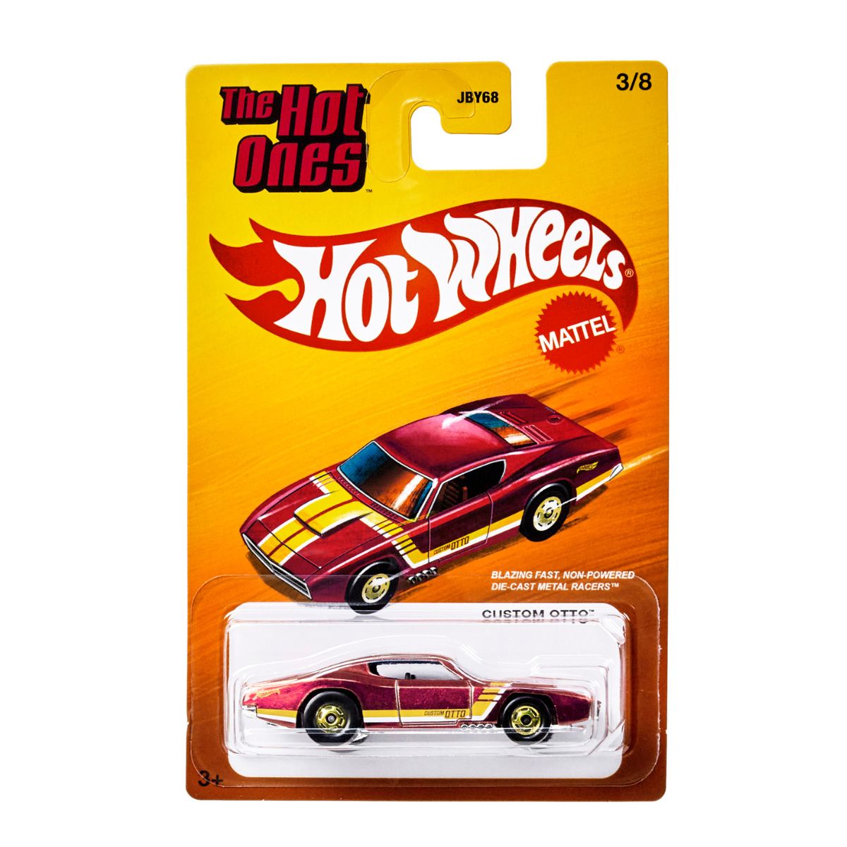 Hot Ones Super Car Toys - Custom Otto HOT WHEELS JBY68 - Mô hình siêu xe tỉ lệ 1:64 - Hình ảnh chi tiết 2