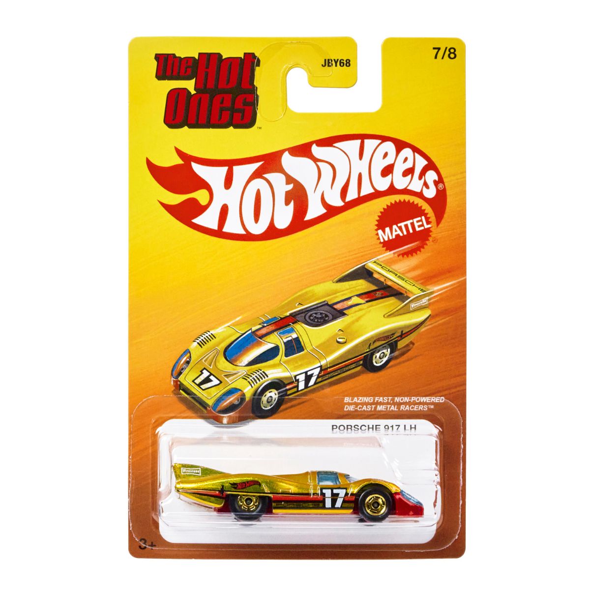 Hot Ones Super Car Toys - Porsche 917LH JBY68 - Mô hình xe ô tô Hot Wheels chính hãng - Hình ảnh chi tiết 2