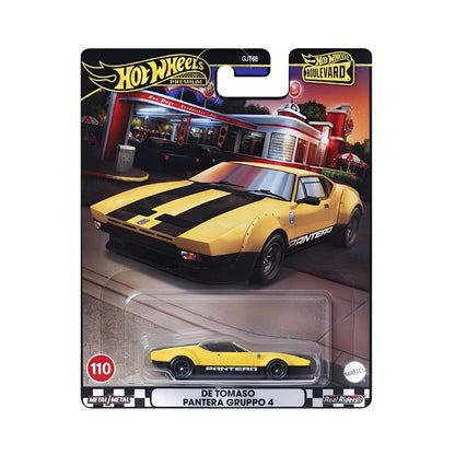 Super Car Boulevard De Tomaso Pantera Gts Gruppo 4 - Xe mô hình kim loại tỉ lệ 1:64 - Hot Wheels GJT68