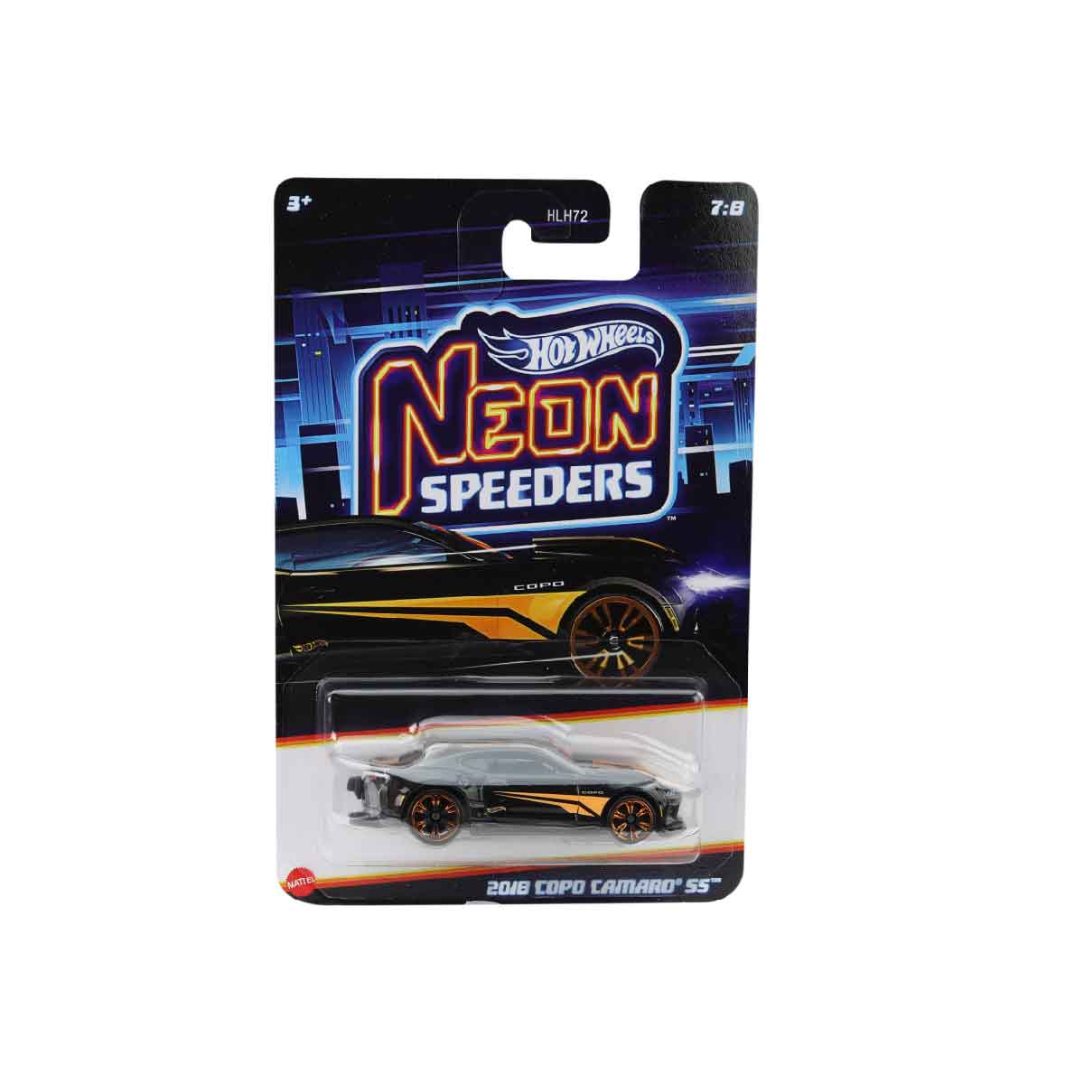 Hot Wheels Neon Speeders - 2018 COPO CAMARO SS - Mô hình siêu xe tỷ lệ 1:64 - Hot Wheels - Hình ảnh sản phẩm