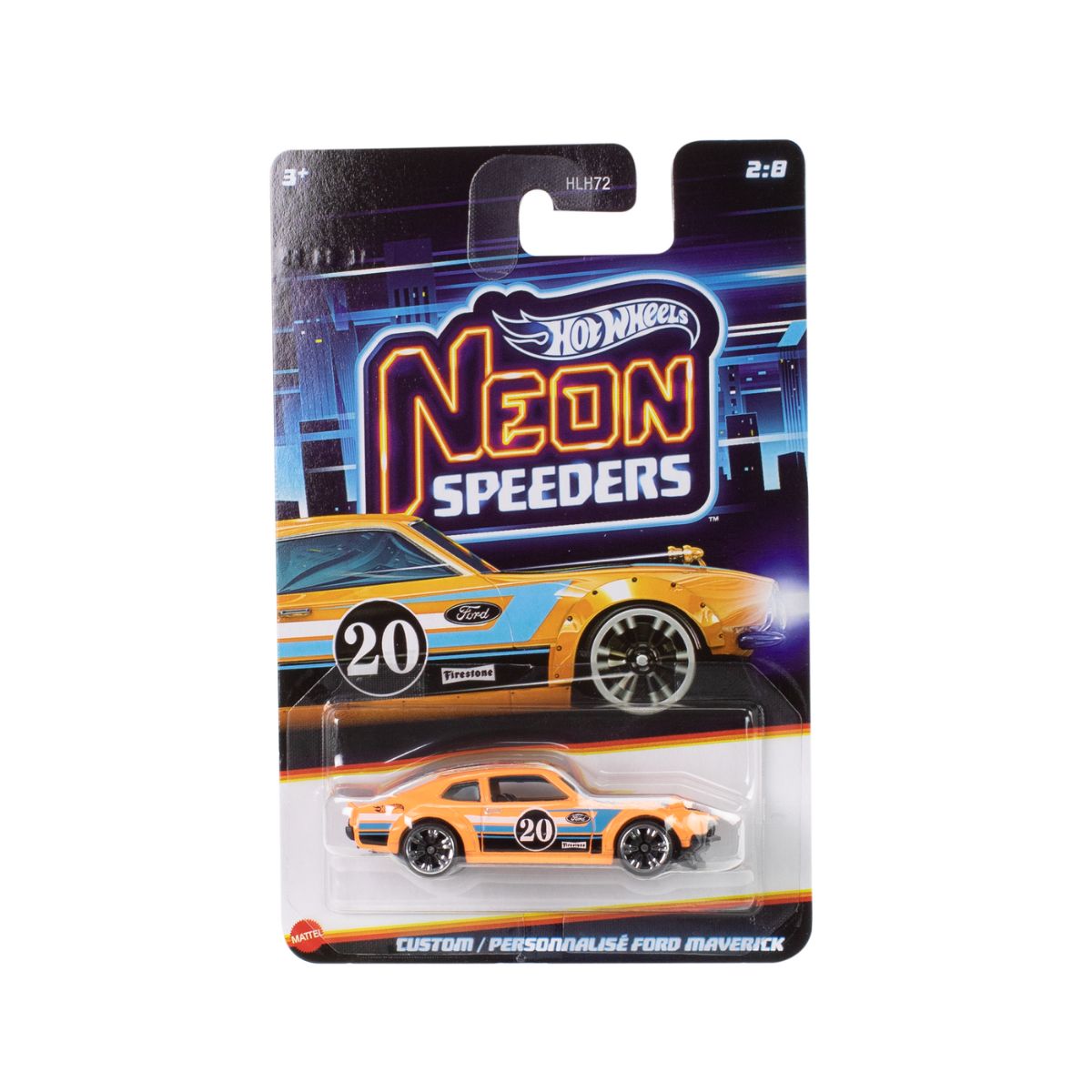 Siêu xe Neon Speeders - CUSTOM FORD MAVERICK HOT WHEELS JKX94/HLH72