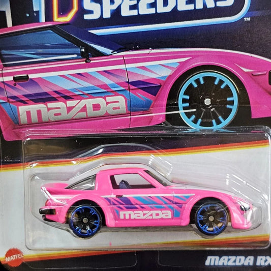 Neon Speeders MAZDA RX-7 - Mô hình siêu xe Hot Wheels tỉ lệ 1:64 - HLH72